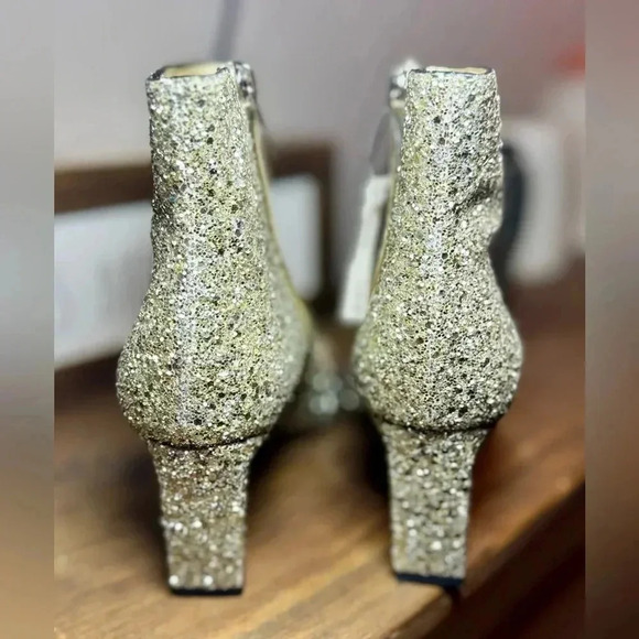 JIMMY CHOO Hanover Glitter Booties (35) - Picture 6 of 7